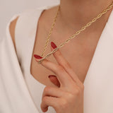 14k Gold | Butterfly - Singapore - Twisted Chain Necklace