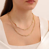 14k Gold | Oval Link Chain Necklace