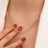 14k Gold | Oval Link Chain Necklace
