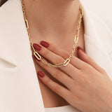 14k Gold | Oval Link Chain Necklace