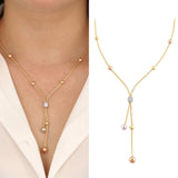14k Gold | Franco Mesh Chain Necklace