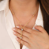 14k Gold | Franco Mesh Chain Necklace