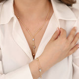 14k Gold | Franco Mesh Chain Necklace