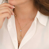 14k Gold | Franco Mesh Chain Necklace