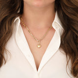 14K Gold | Paperclip & Double Curb Chain Necklace