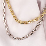 14k Gold | Heavy Square Chain Necklace