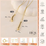 10k Gold | Tusk Cremation Urn / Ash Holder Necklace
