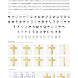 14k Gold | Cross Cremation Urn / Ash Holder Necklace