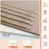 14k Gold | Rolo Bracelet with Lobster Clasp | 3mm - 8mm