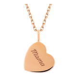 14k Gold | Heart Cremation Urn / Ash Holder Necklace