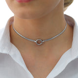 4.0mm Herringbone Chain & Sailor Lock Necklace