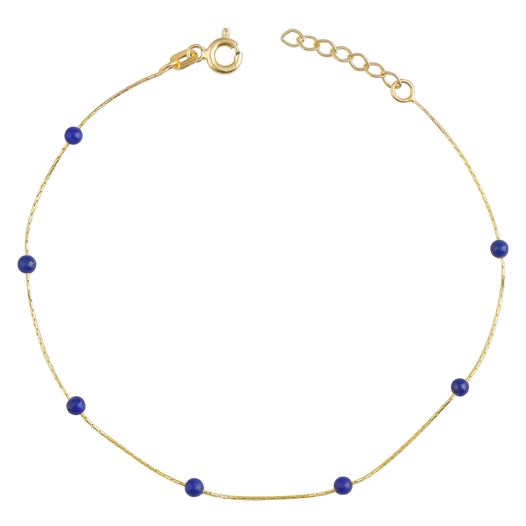 14k Gold | Minimal Onyx Beaded Bracelet