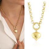 Rolo Chain Charm Necklace