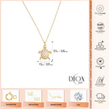 14k Gold | Minimal Tortoise Charm Necklace