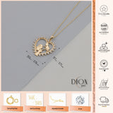 14k Gold | Mother & Baby Heart Necklace