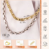 14k Gold | Heavy Square Chain Necklace