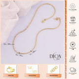 14k Gold | Franco Mesh Chain Beaded Necklace