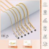 14k Gold | Rope Chain Necklace