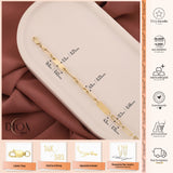 14k Gold | Name Engravable Paperclip Necklace