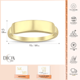 14k Gold | Engravable Band Ring