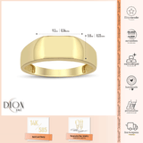 14k Gold | Bold Initial Ring