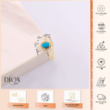 14k Gold | Turquoise Statement Ring