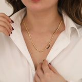 14k Gold | Figaro Chain Layering Necklace