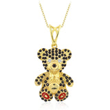 14k Gold | Teddy Bear Necklace