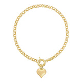 14k Gold | Rolo Bracelet with Sailor Clasp | 3mm - 8mm