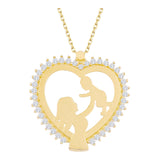14k Gold | Mother & Baby Necklace