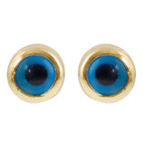 14k Gold | Evil Eye Stud Earrings