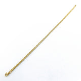 14k Gold | Rectangular Box Link Bracelet
