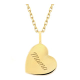 14k Gold | Heart Cremation Urn / Ash Holder Necklace