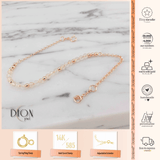 14k Gold | Citrine Beaded Bracelet