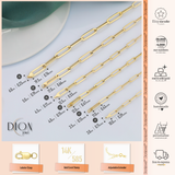 14k Gold | Paperclip Chain Bracelet