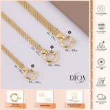 14k Gold | Bismarck Mesh Chain Bracelet with Sailor Lock