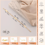 14k Gold | Engravable Paperclip Bracelet