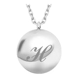 10k Gold | Ball Cremation Urn / Ash Holder Necklace