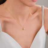 14k Gold | Teardrop Cremation Urn / Ash Holder Necklace