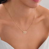 14k Gold | 777 Angel Number Necklace