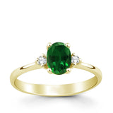 8k - 14k - 18k Gold | Oval Cut Red Ruby Gemstone Elegant Ring