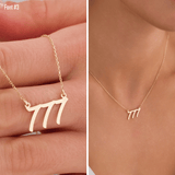 14k Gold | 777 Angel Number Necklace