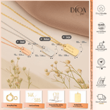 14k Gold | Initial Engraving Necklace
