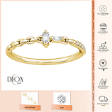 8k - 14k - 18k Gold | Diamond Baguette Chain Ring