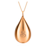14k Gold | Teardrop Cremation Urn / Ash Holder Necklace