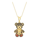 14k Gold | Teddy Bear Necklace